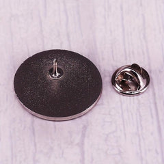 Bright Side Metal Badge Letter Pattern Pin Brooch
