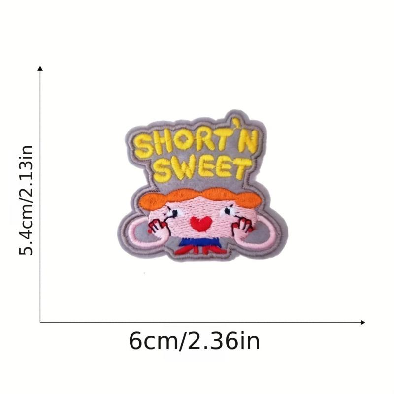 10pcs Colorful Little Monster Embroidery Patches