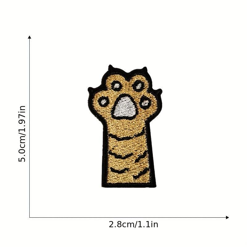 10pcs Men's Sole Embroidered Patches Sew On Applique Repair Patch Decorations
