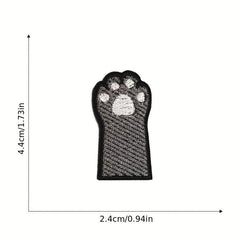 10pcs Men's Sole Embroidered Patches Sew On Applique Repair Patch Decorations