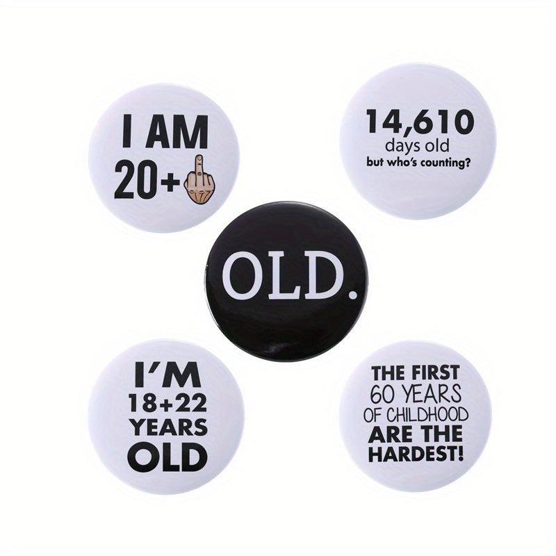 18th Birthday Enamel Pins Custom Brooches Lapel Badges
