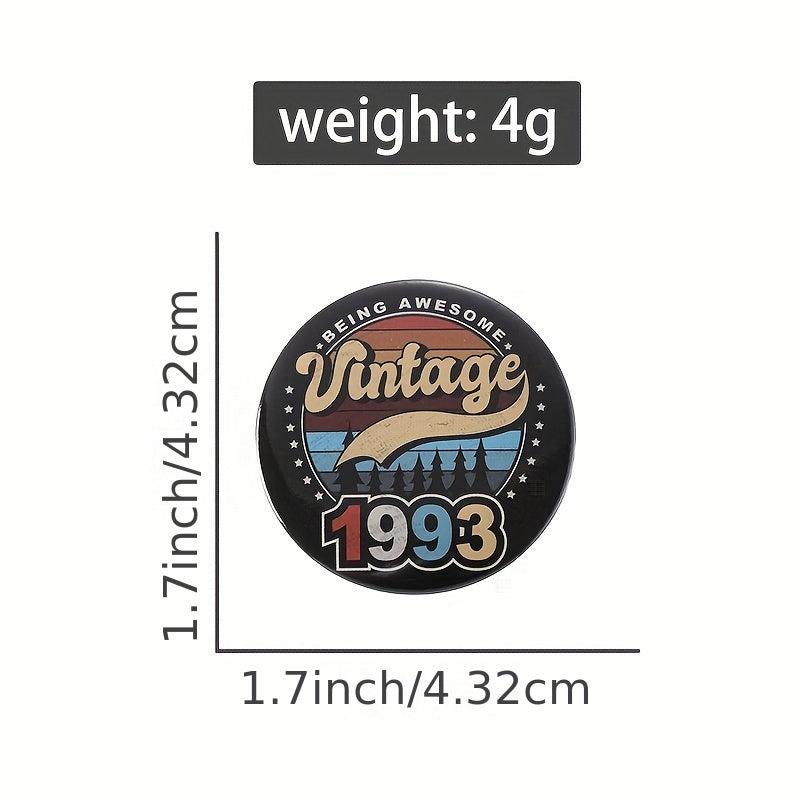 18th Birthday Enamel Pins Custom Brooches Lapel Badges