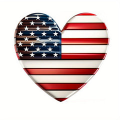 American Flag Patches Iron On Decals DIY Patriotic Decorations