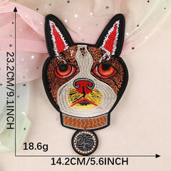 Cartoon Puppy Embroidery Patch for DIY Clothes
