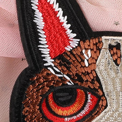Cartoon Puppy Embroidery Patch for DIY Clothes