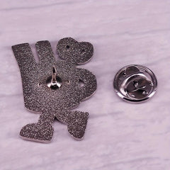 Cartoon Pen Holder Brooch Stationery Storage Box