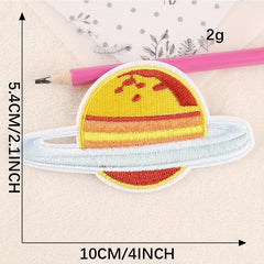 3pcs Planet Embroidery DIY Patch Decorative Accessories For Clothes Backpack Hat