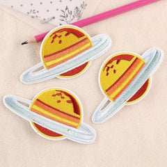 3pcs Planet Embroidery DIY Patch Decorative Accessories For Clothes Backpack Hat