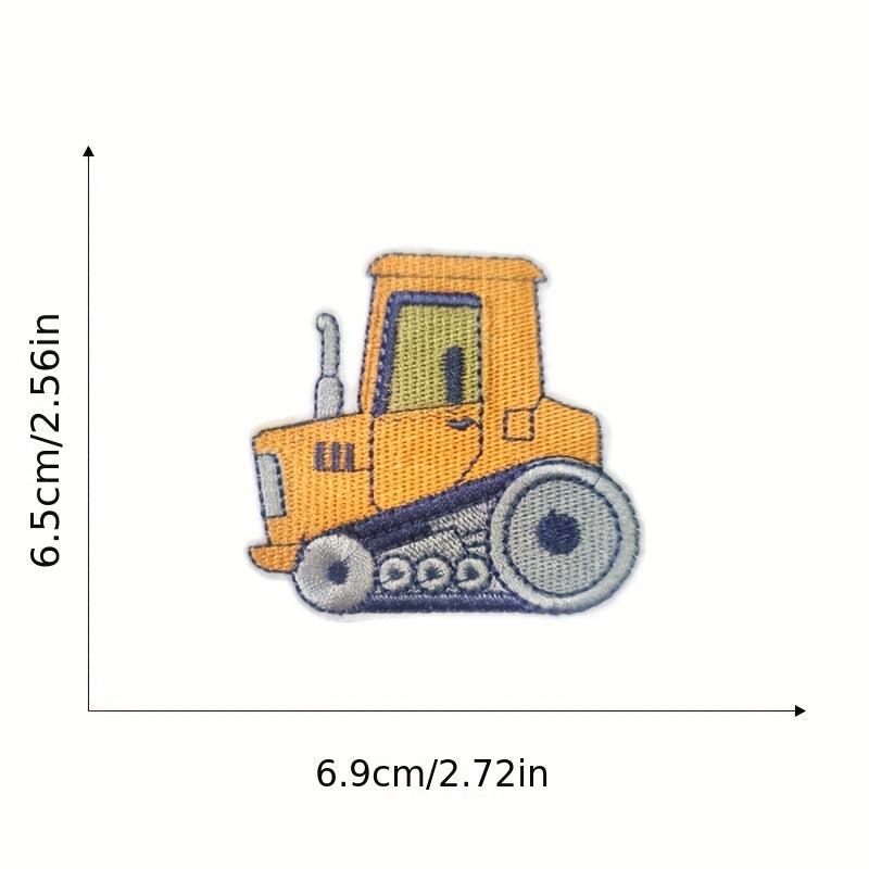 7pcs Engineering Vehicles Patches for Boys