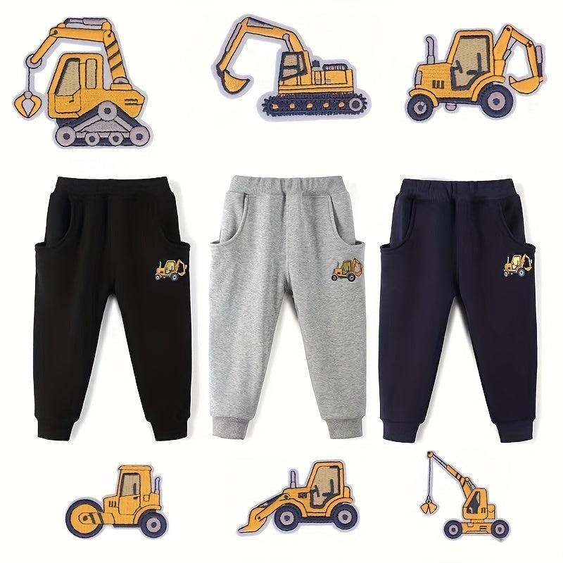7pcs Engineering Vehicles Patches for Boys