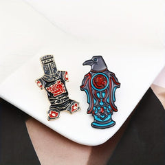 Cartoon Eagle Brooch for Men