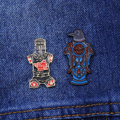 Cartoon Eagle Brooch for Men