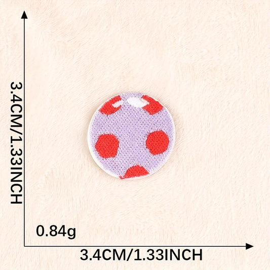 5 Pcs Sun Moon Embroidery Badge Stickers for Girls Kids