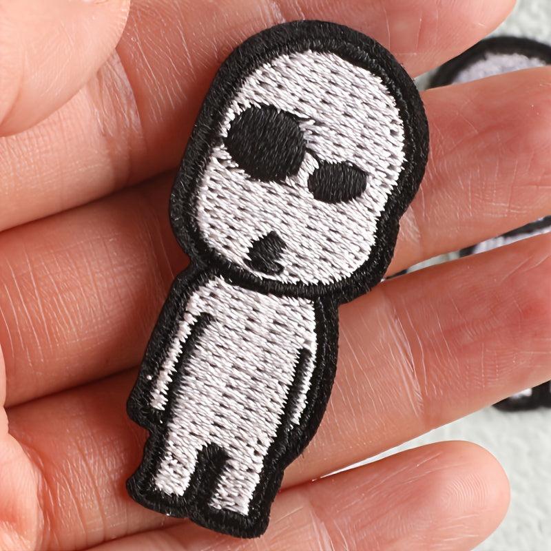 6pcs Toddler Kids Villain Embroidery Patches