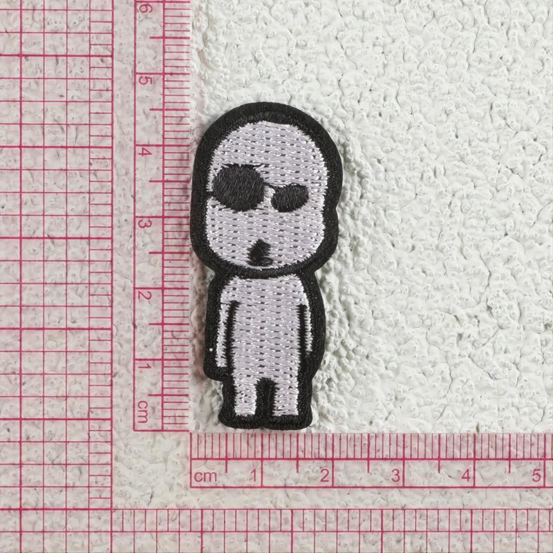 6pcs Toddler Kids Villain Embroidery Patches