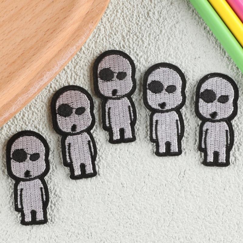 6pcs Toddler Kids Villain Embroidery Patches