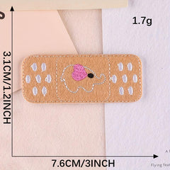 3pcs Cartoon Pig Embroidered Badges DIY Clothing Hat Patch No Back Glue