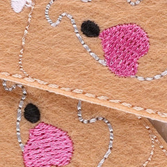 3pcs Cartoon Pig Embroidered Badges DIY Clothing Hat Patch No Back Glue