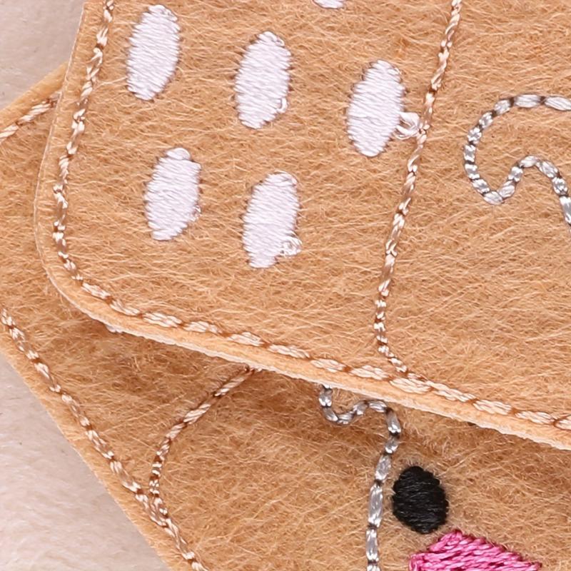 3pcs Cartoon Pig Embroidered Badges DIY Clothing Hat Patch No Back Glue