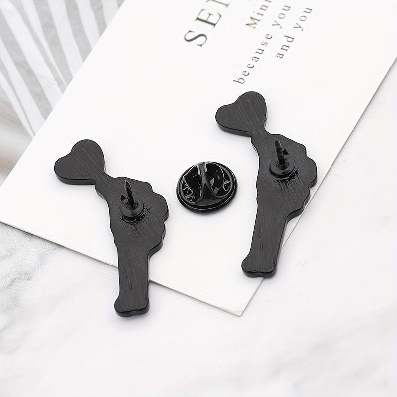 Skeleton's Love Badges Couple Matching Brooch For Men