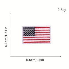 12pcs Independence Iron On Patches Sew On Embroidered Applique Repair Patch DIY