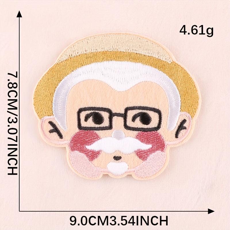 2pcs Figure Embroidery DIY Patch for Clothes Backpack Hat