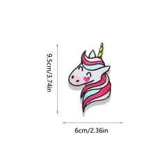 23pcs Unicorn Iron On Patches Embroidered Applique Repair DIY Crafts Projects