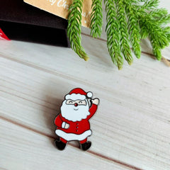 Christmas Pins Denim Shirt Accessories