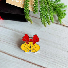 Christmas Pins Denim Shirt Accessories