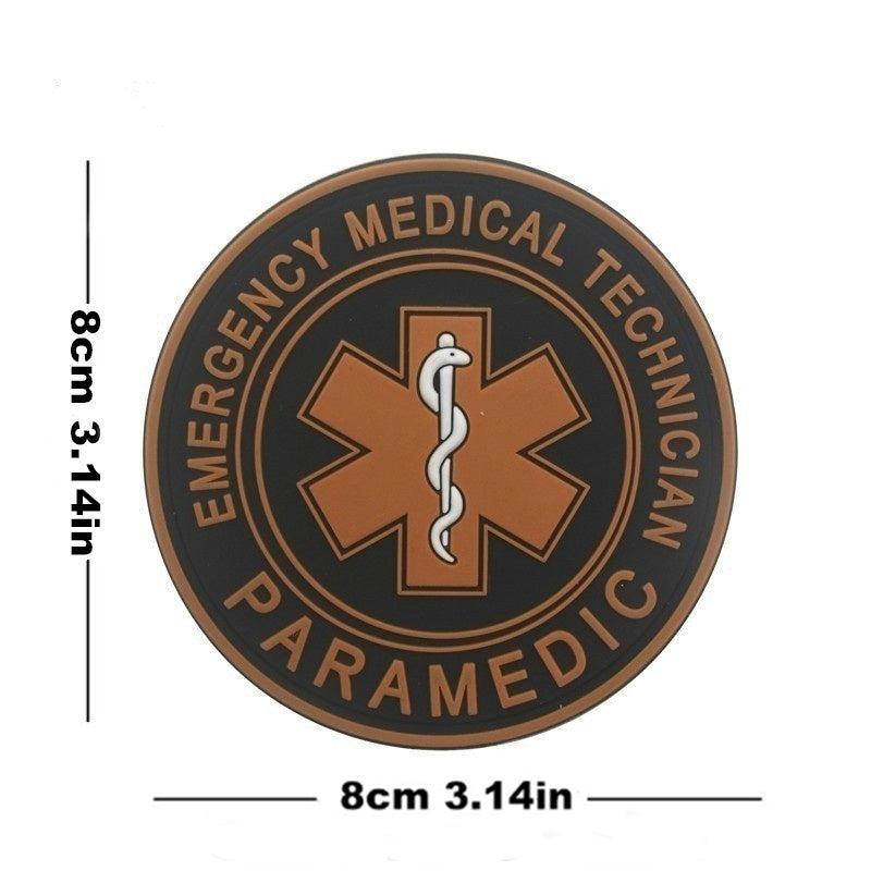 Men's PVC Rubber Army Military Patch Hook Patches Armbands