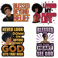 Iron On Stickers For Boy, Girl - T-Shirts, Jackets, Pillow Deco