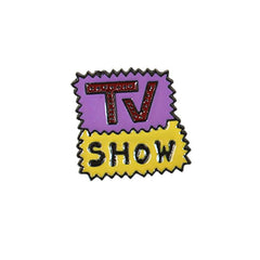 TV Film Photo Frame Magnetic Tape Playing Board Cartoon Brooch
