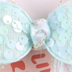 2pcs Mesh Light Bow Patches For Girls Clothing Coat Accessories