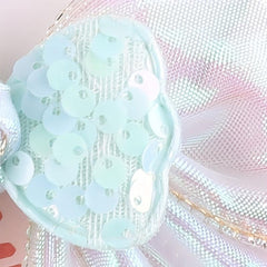 2pcs Mesh Light Bow Patches For Girls Clothing Coat Accessories
