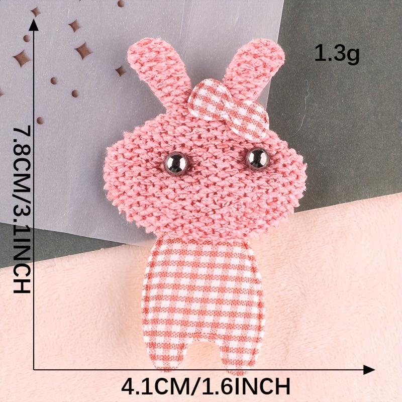 5pcs Bunny Patches for Girls Coat DIY Hand Sewing