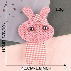 5pcs Bunny Patches for Girls Coat DIY Hand Sewing