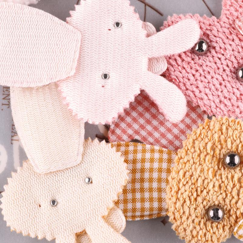 5pcs Bunny Patches for Girls Coat DIY Hand Sewing