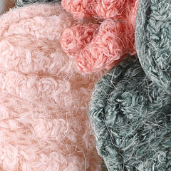5pcs Plush Carrot Hair Accessories Patches for Girls Clothing Coat DIY