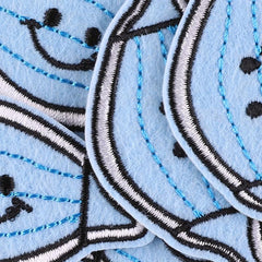 5pcs Cartoon Little Man Head Patches Iron on Cloth Stickers For Girls