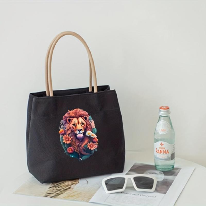 Colorful Lion Ironing Sticker For Men - DIY Heat Transfer