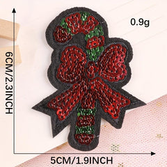 3pcs Bow Applique Patch Clothing Coat Hat Bag DIY Iron On Patch