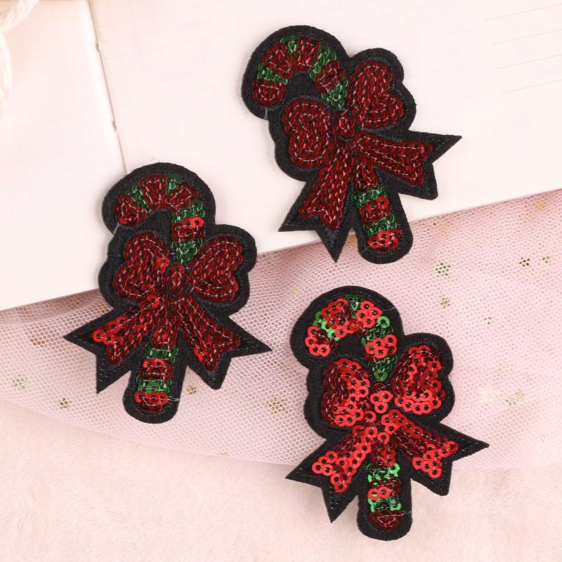 3pcs Bow Applique Patch Clothing Coat Hat Bag DIY Iron On Patch