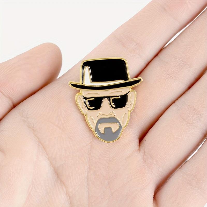 Cartoon Movie Character Brooch Metal Badge Lapel Pin Accessories For Men
