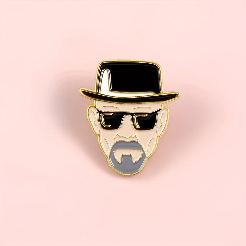Cartoon Movie Character Brooch Metal Badge Lapel Pin Accessories For Men