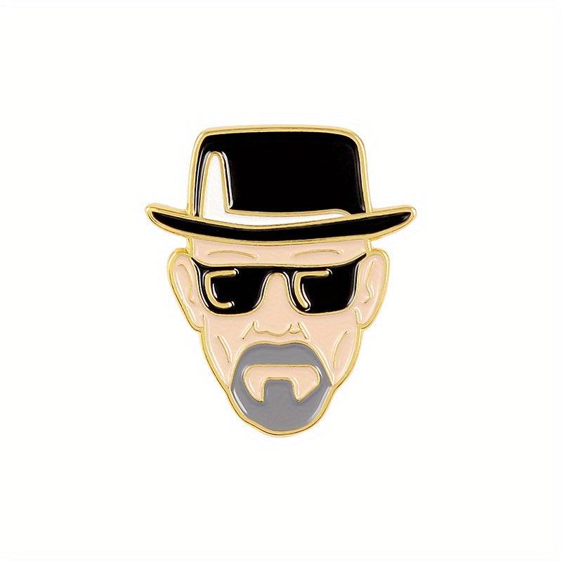 Cartoon Movie Character Brooch Metal Badge Lapel Pin Accessories For Men