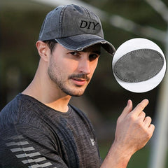 30pcs Blank Leather Patches Adhesive Trucker Hat Iron On Patches Repair Patch