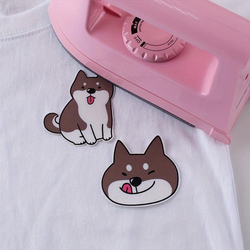 4PCS DIY 3D Printed Animal Cloth Stickers Kids Costume Decoration