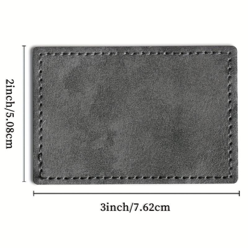 30pc Adhesive Leather Patches for Trucker Hat, DIY Clothes Repair Patch