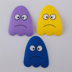3pcs Expression Stickers Iron On Patches Sew On Embroidered Applique
