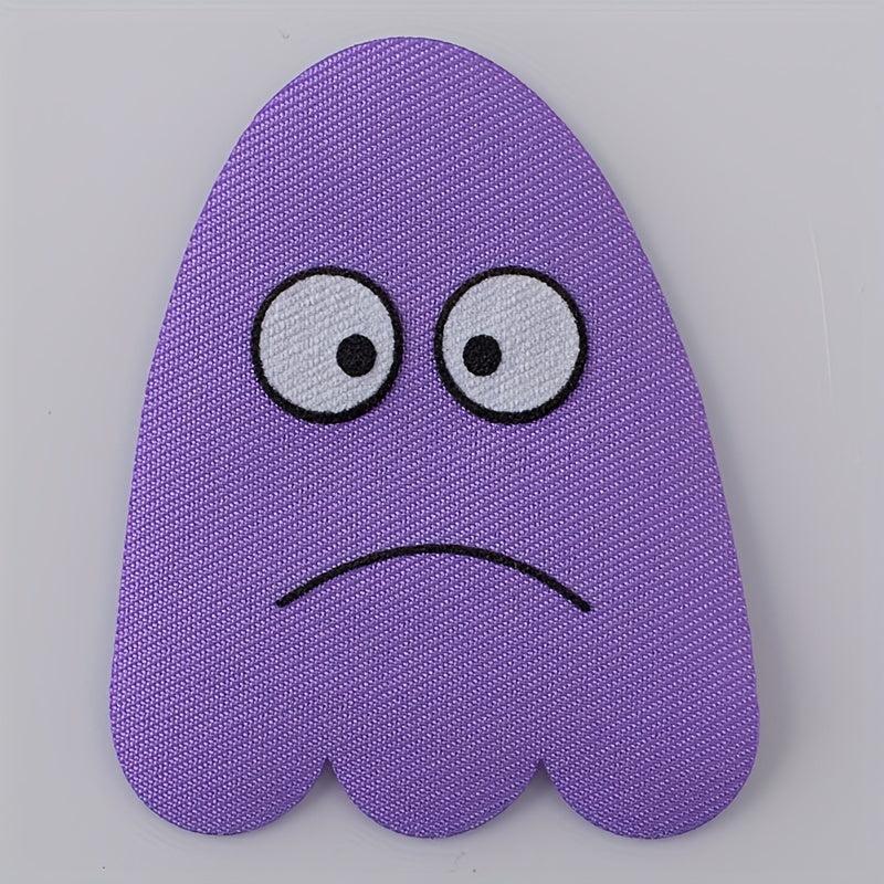 3pcs Expression Stickers Iron On Patches Sew On Embroidered Applique